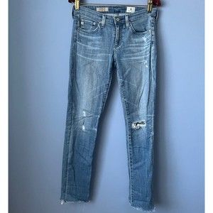 Adriano Goldschmied AG Women's Jeans The Stevie Cuff Slim Straight 26